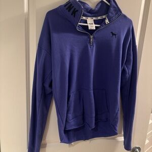PINK Victoria's Secret purple quarter zip